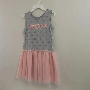 2 for $15 Children's Place Girls Sequin & Tutu Tulle Fabric Dress in pretty Pink
